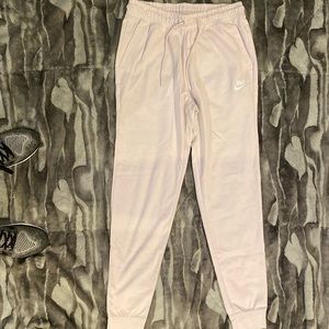 Nike light purple thin sweat pants women’s size small